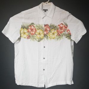 George Short Sleeve Button Up Hawaiian Shirt